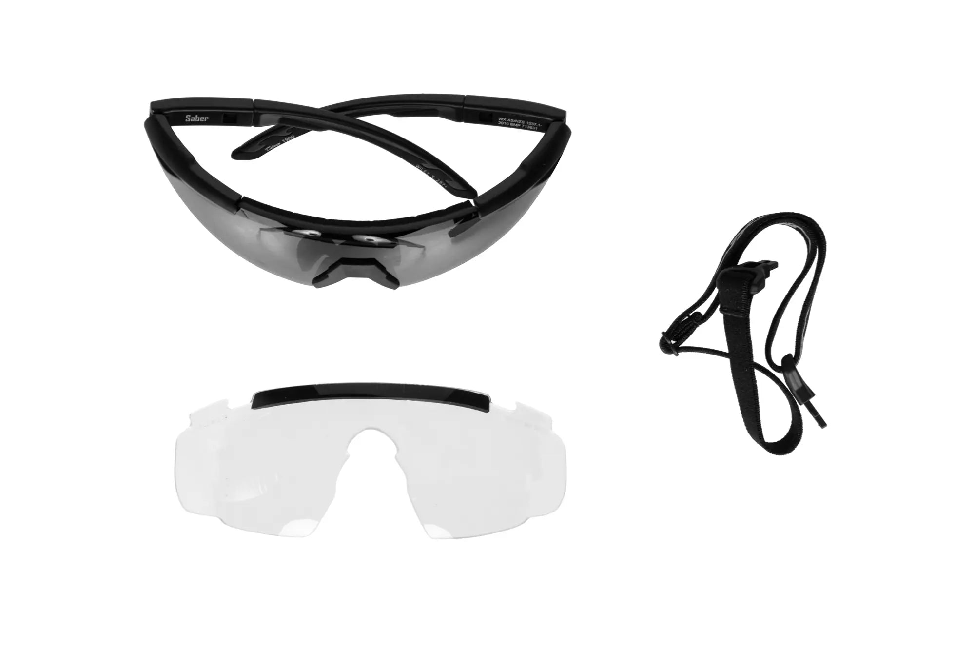 SABER ADV Matte Black glasses - Smoke Grey / Clear