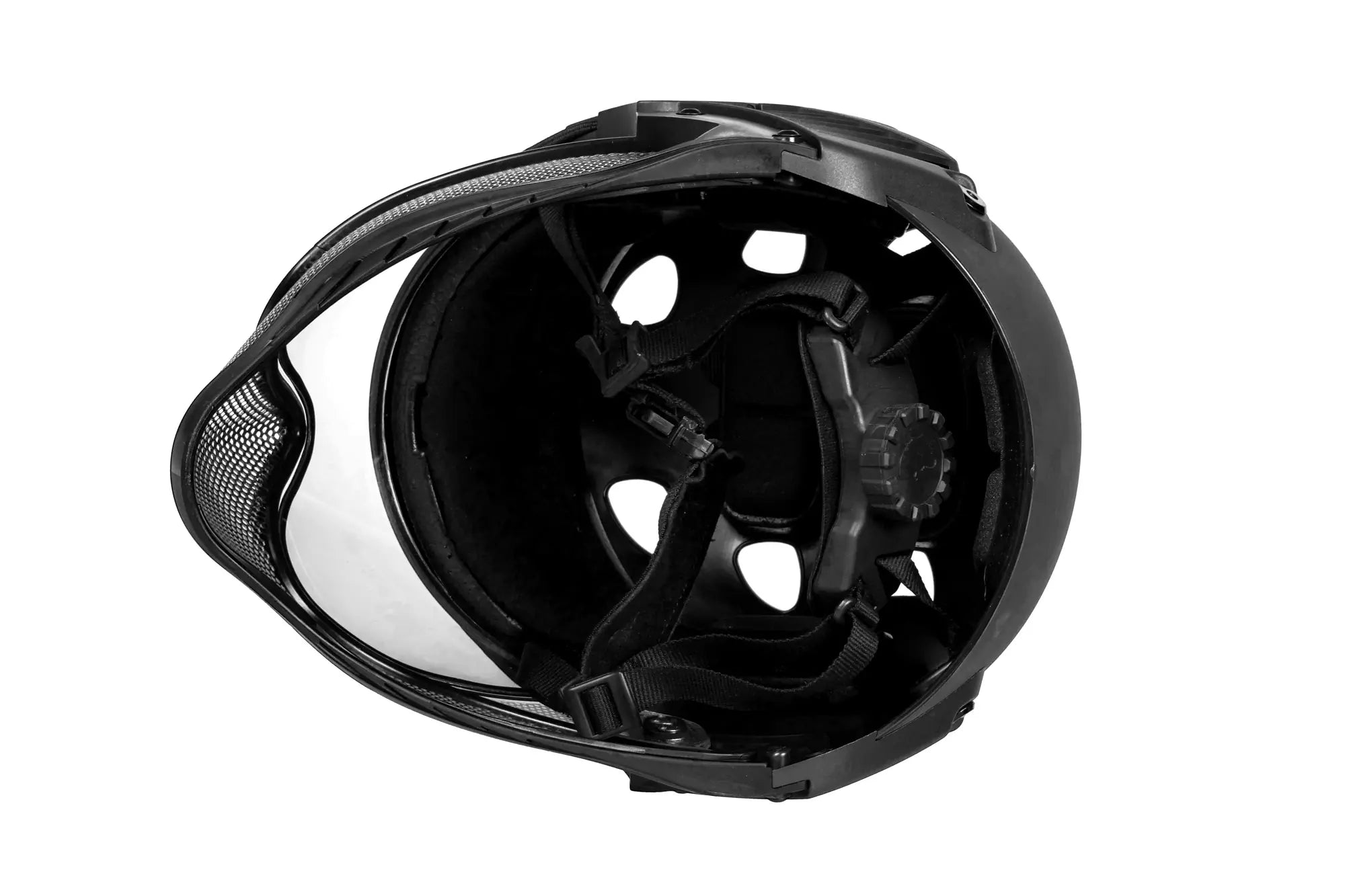 WARQ Full Face Protection Helmet System (Color: Black / Clear Lens)