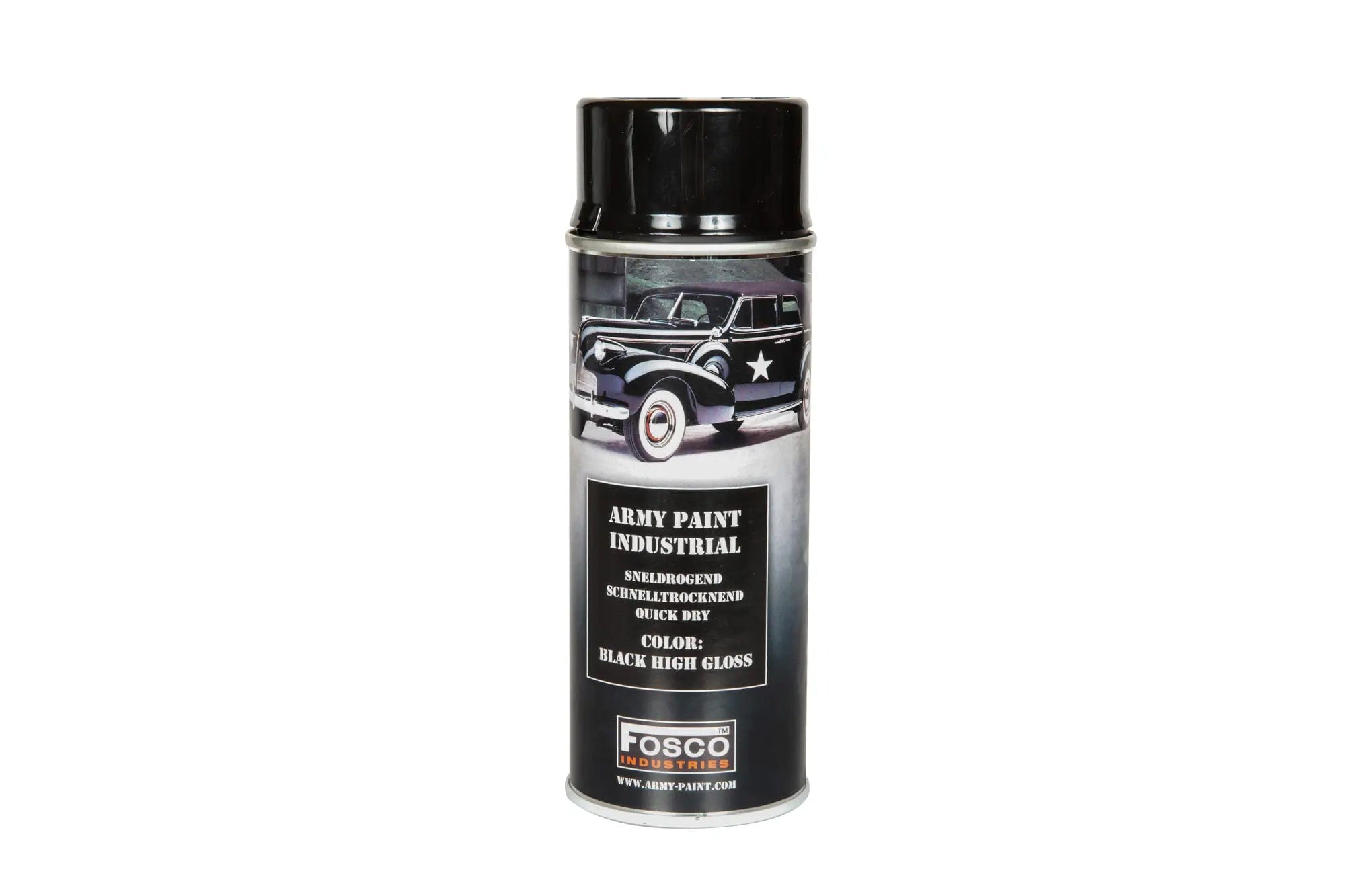 camo spray paint- Black High Gloss