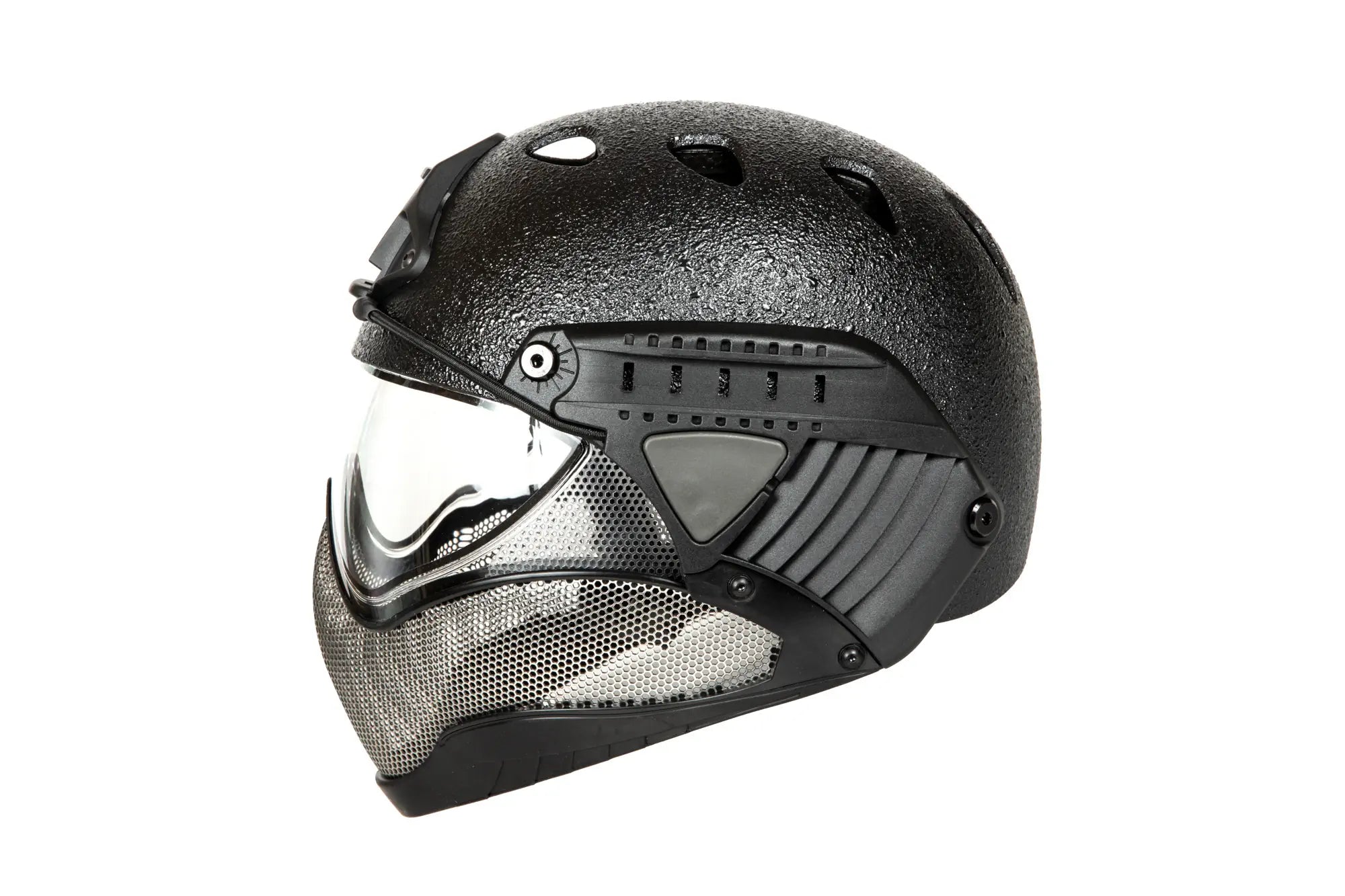 Full Face First Helmet Black Textured