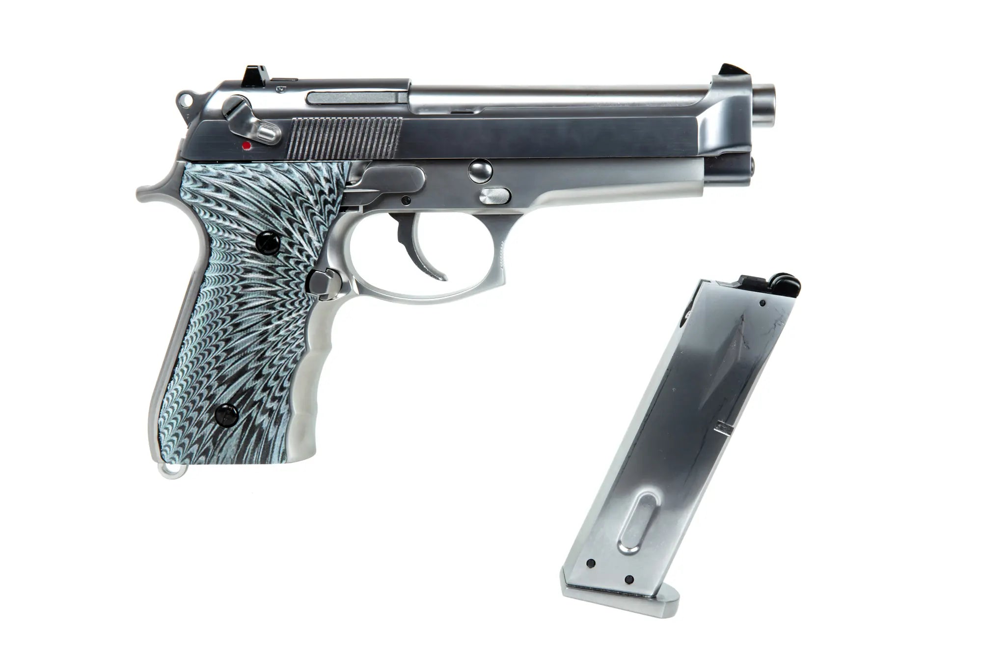 M92 EAGLE gas pistol replica - Silver-6