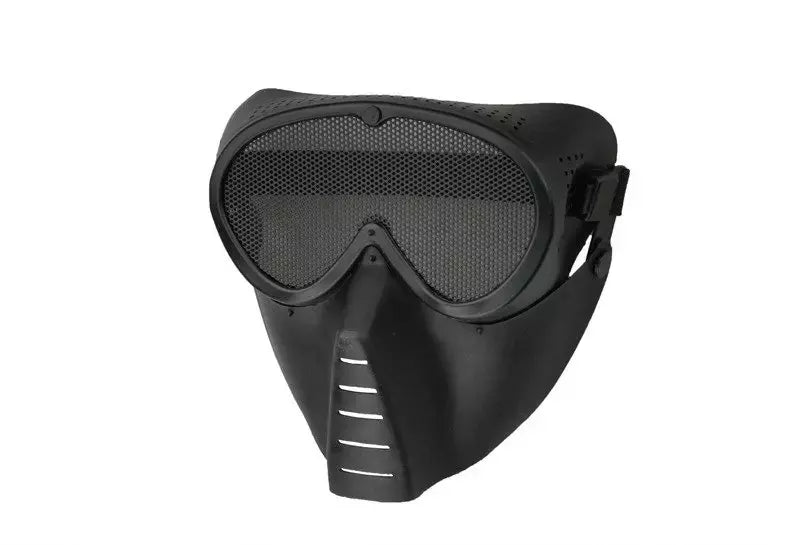 Protective Facial Mask w/eye protection - Black