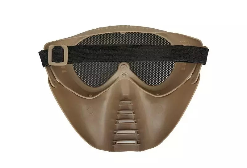 Protective Facial Mask w/eye protection - Coyote