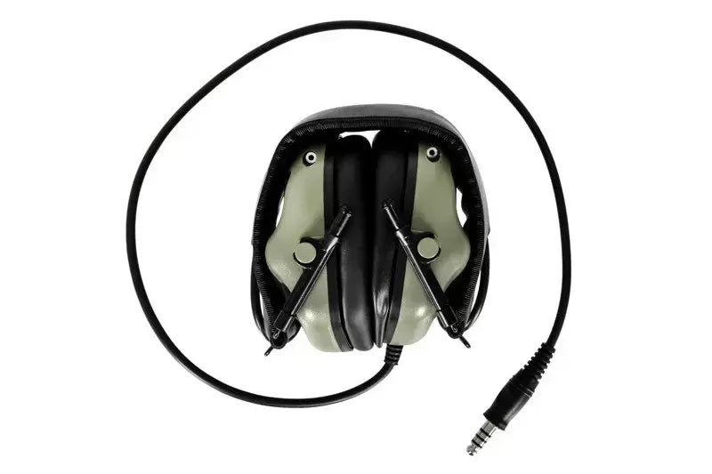 Tactical headset ERM - Olive-4