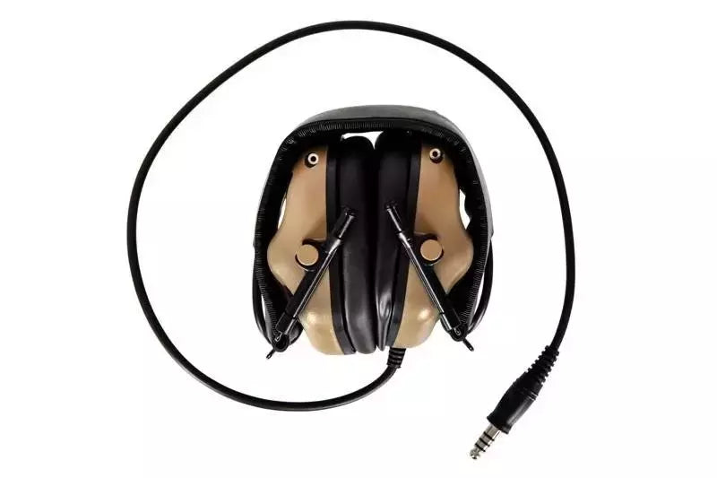 Tactical headset ERM - Tan-4