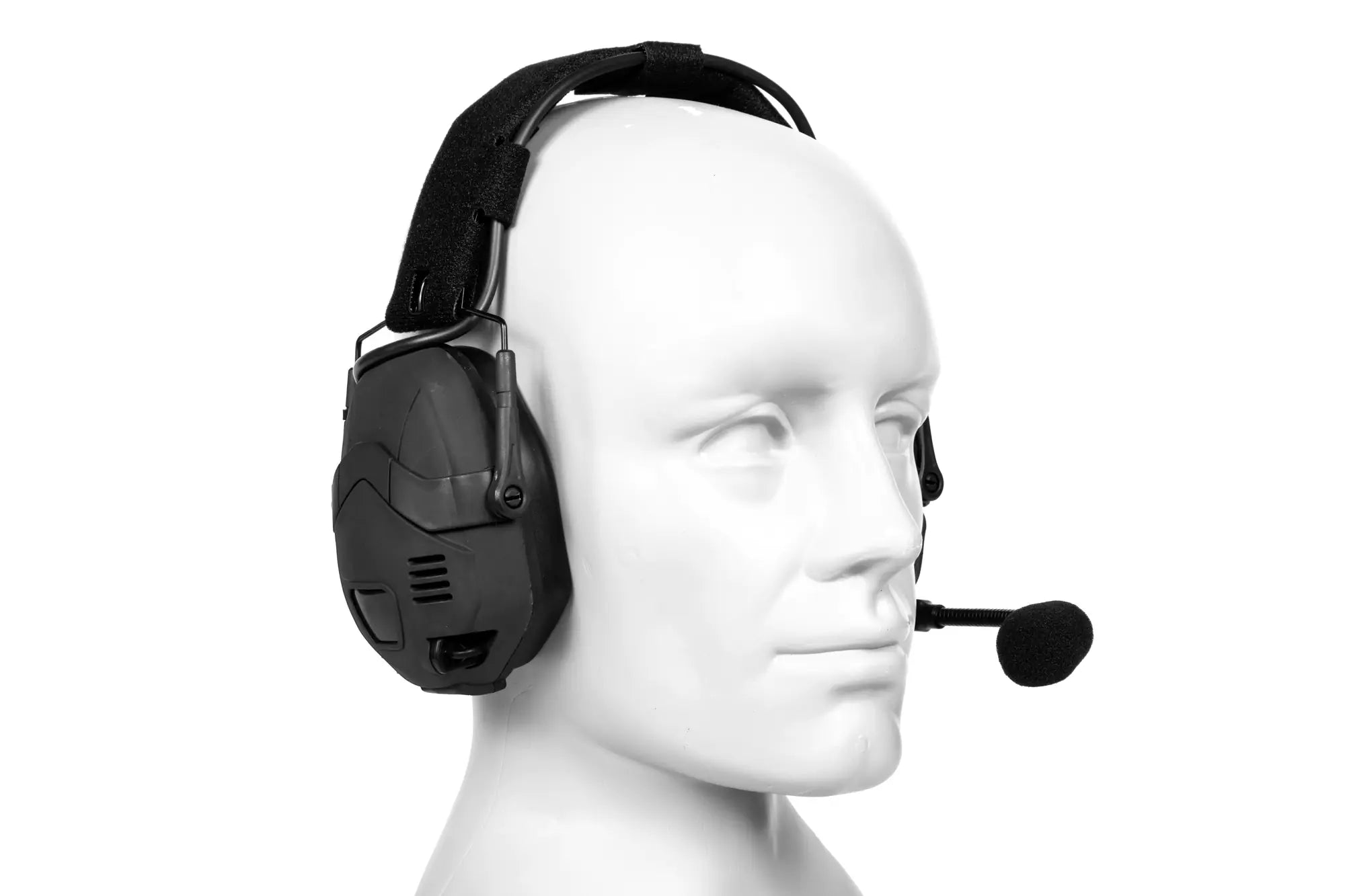 Taktisches aktives Bluetooth-Headset HD-16 - Schwarz