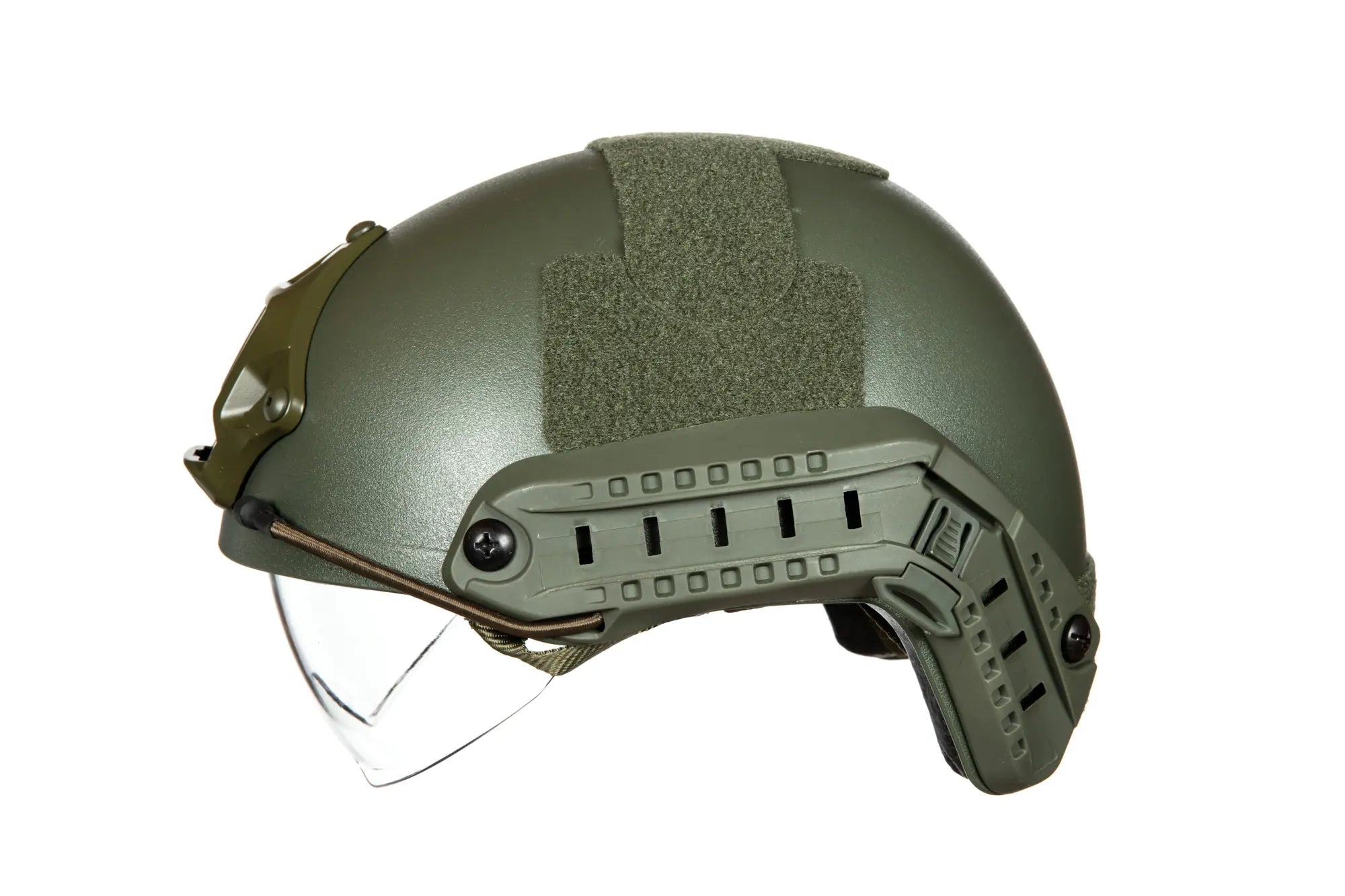 Replika hełmu X-Shield MH z Goglami - Oliwkowy-5