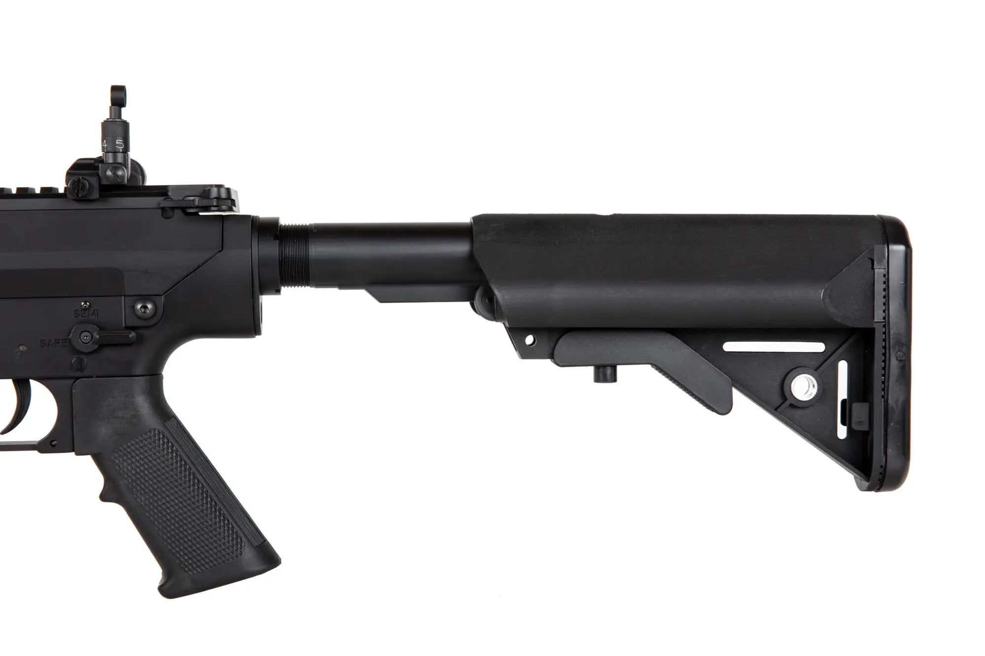 Airsoft rifle SR25 DMR extendible stock