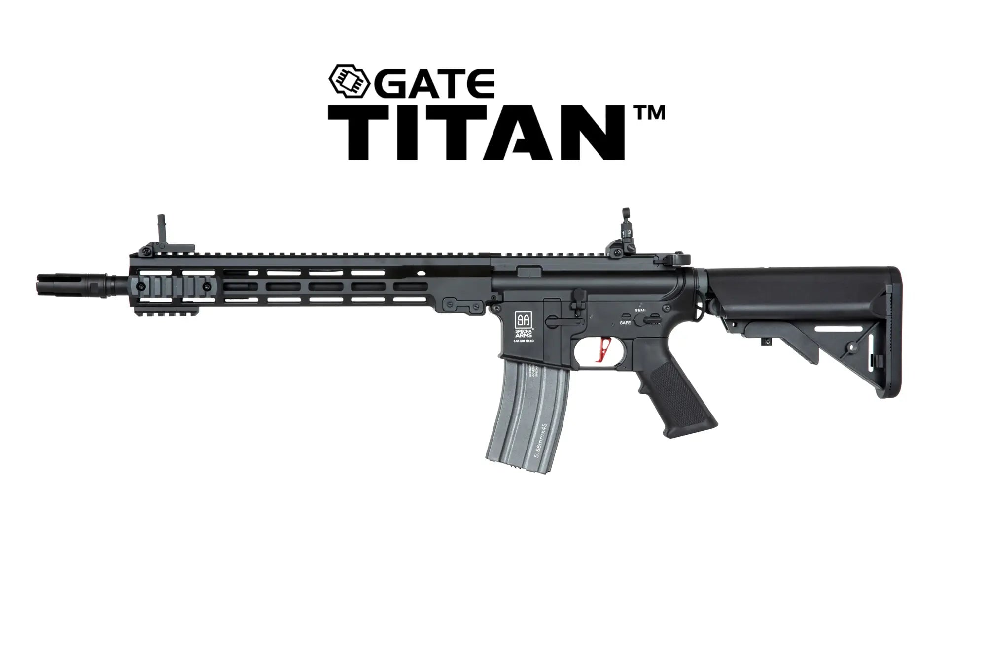 Replika karabinka Specna Arms SA-A34P ONE™ - czarna - Titan Custom