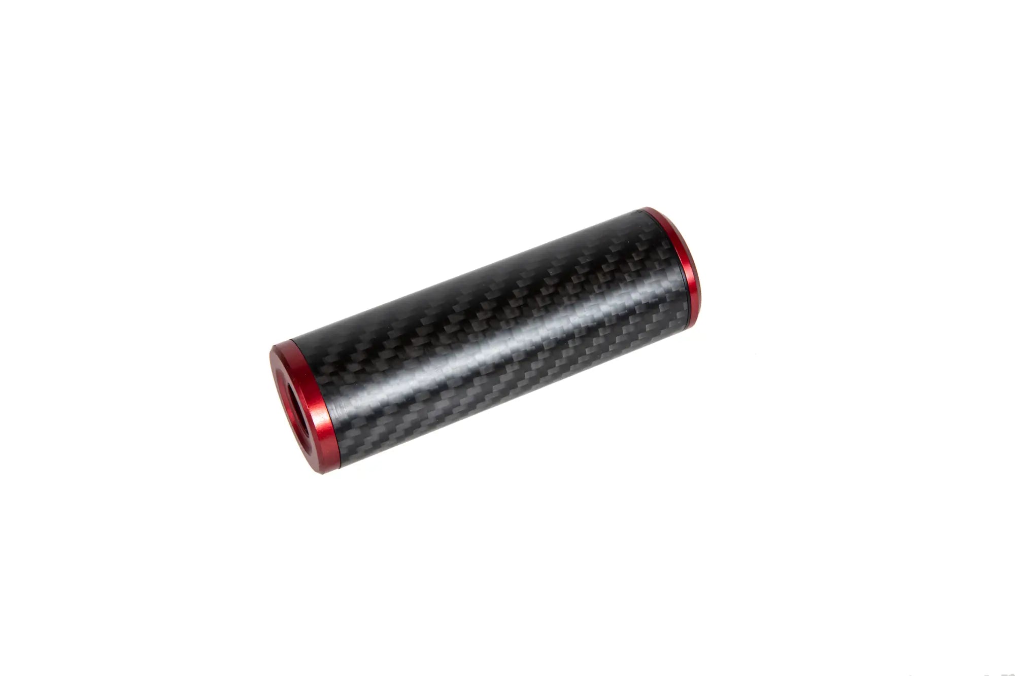 Carbon Silencer 30x100mm - Red-1