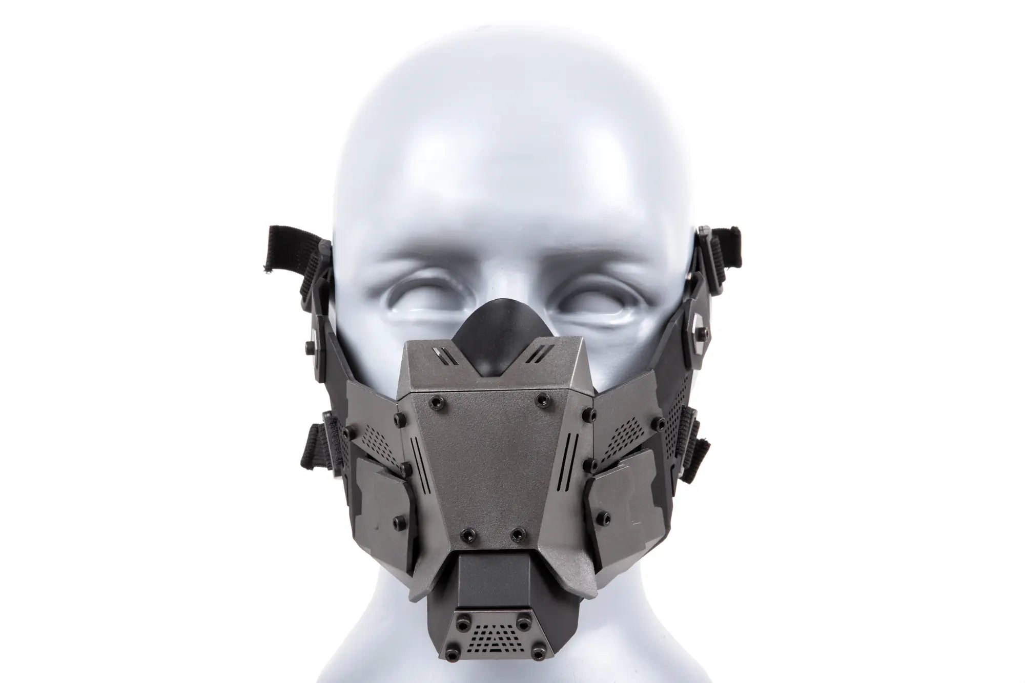 Maska Cyberpunk Commander - Czarna-6