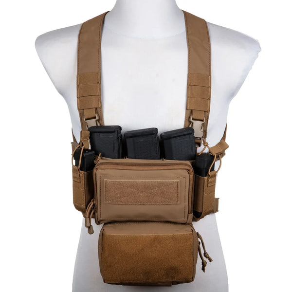 PRIMAL GEAR - Poche porte-chargeur M4 Taco kangourou Lasercut MOLLE -  coyote - Heritage Airsoft