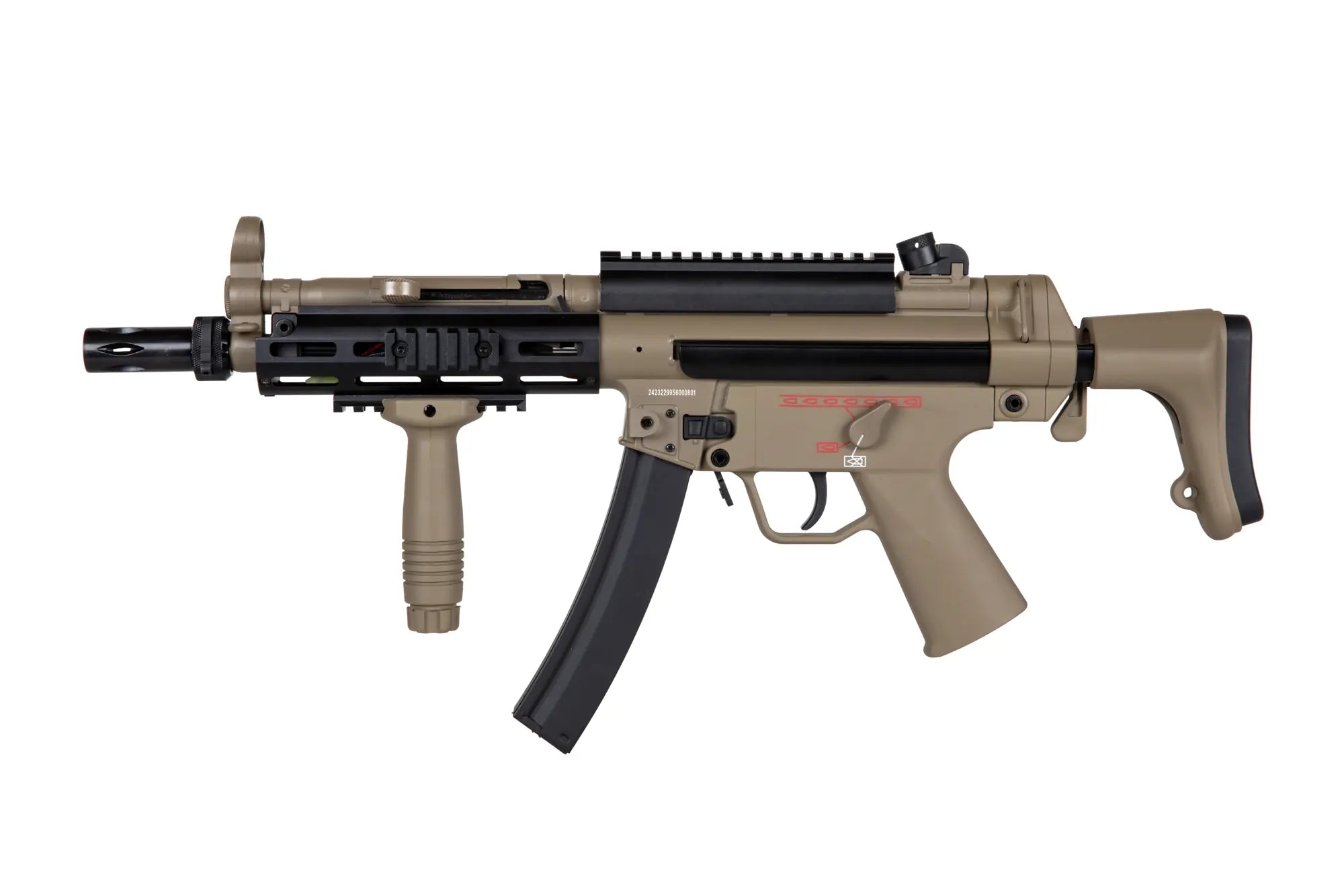 Replika pistoletu maszynowego JG MP5-808 Tan