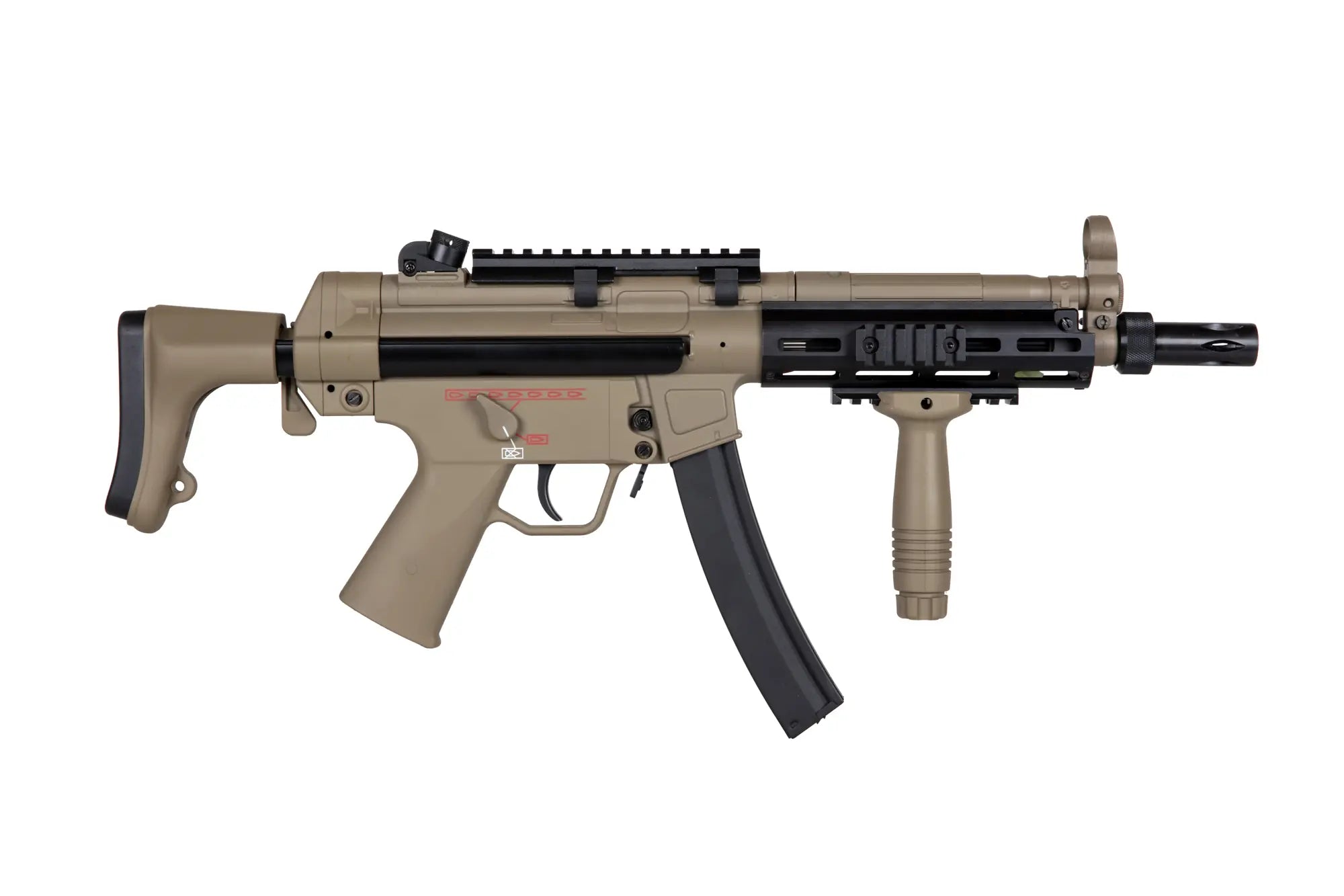 Replika pistoletu maszynowego JG MP5-808 Tan-6