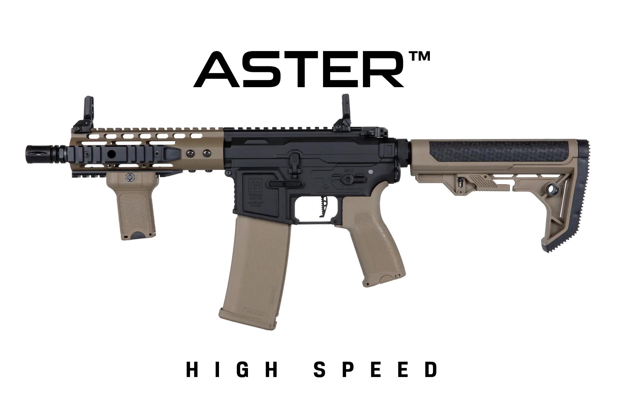 Replika karabinka Specna Arms SA-E12-RL EDGE 2.0™ HIGH SPEED Half-Tan
