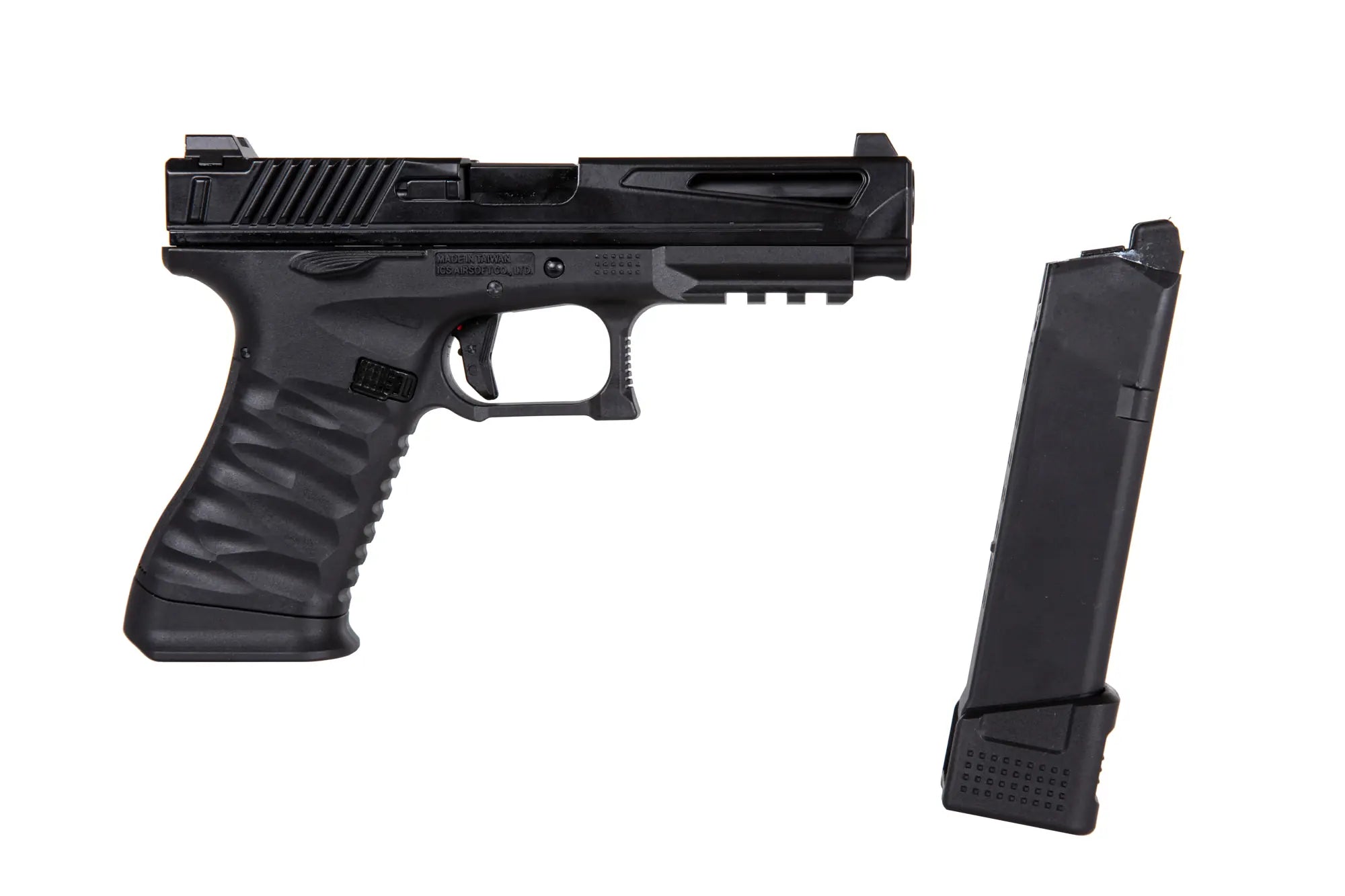 ICS BLE-ICP replica pistol Black-7