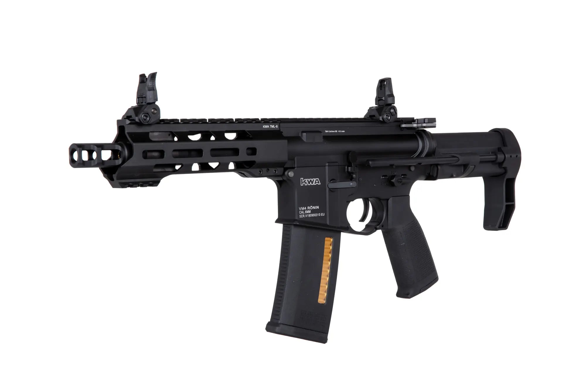 Airsoft submachine gun AK-47 AEG, cal. 6 mm BB, black 