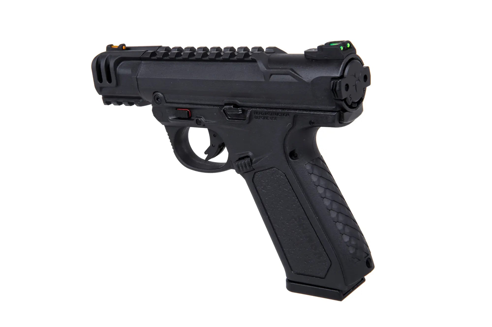 Action Army ASG pistol AAP01C Shinobi GBB Full/Semi Auto Black-5