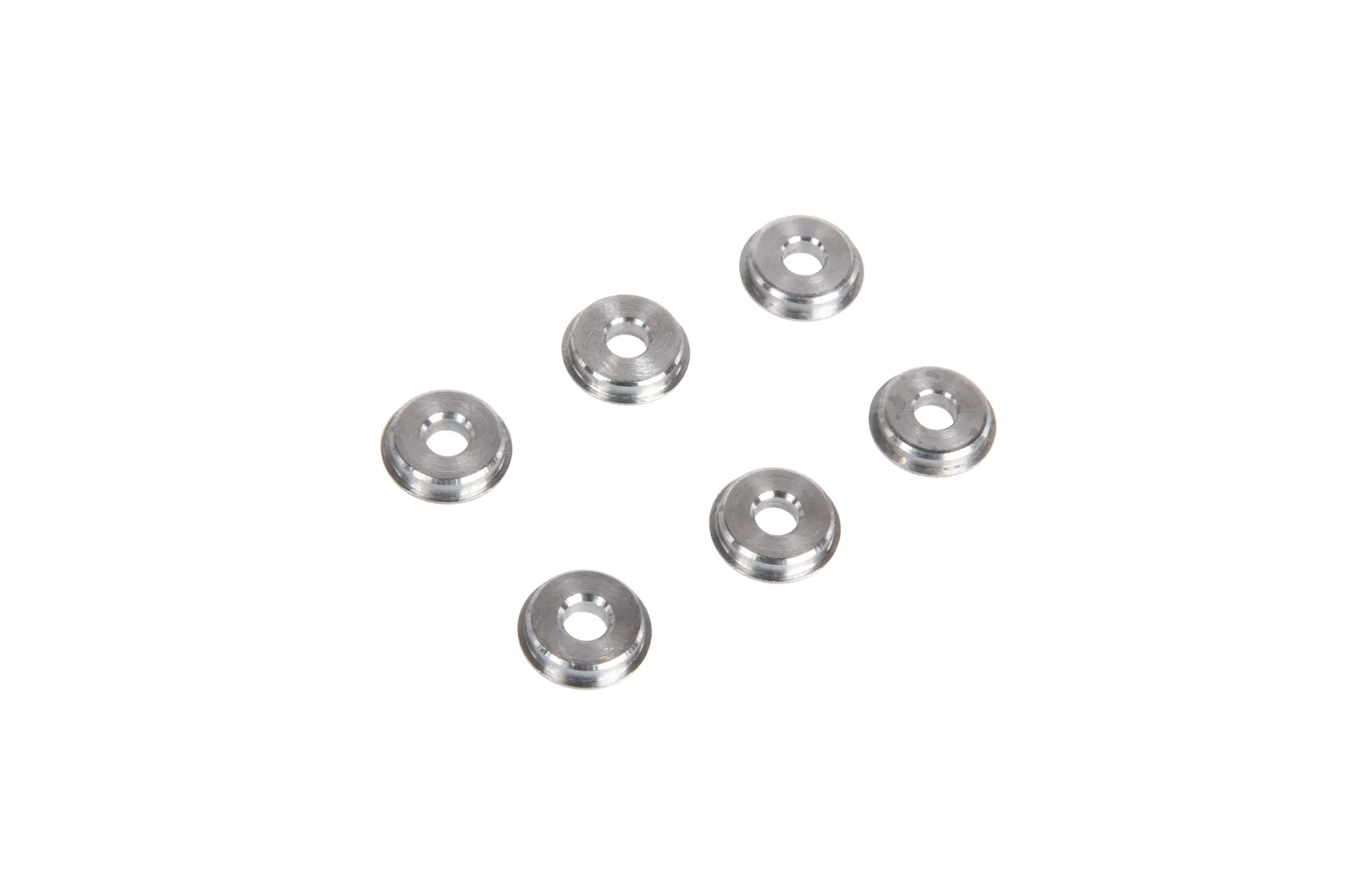 Set of 6 plain bearings 8mm TopMax Inox Low Profile