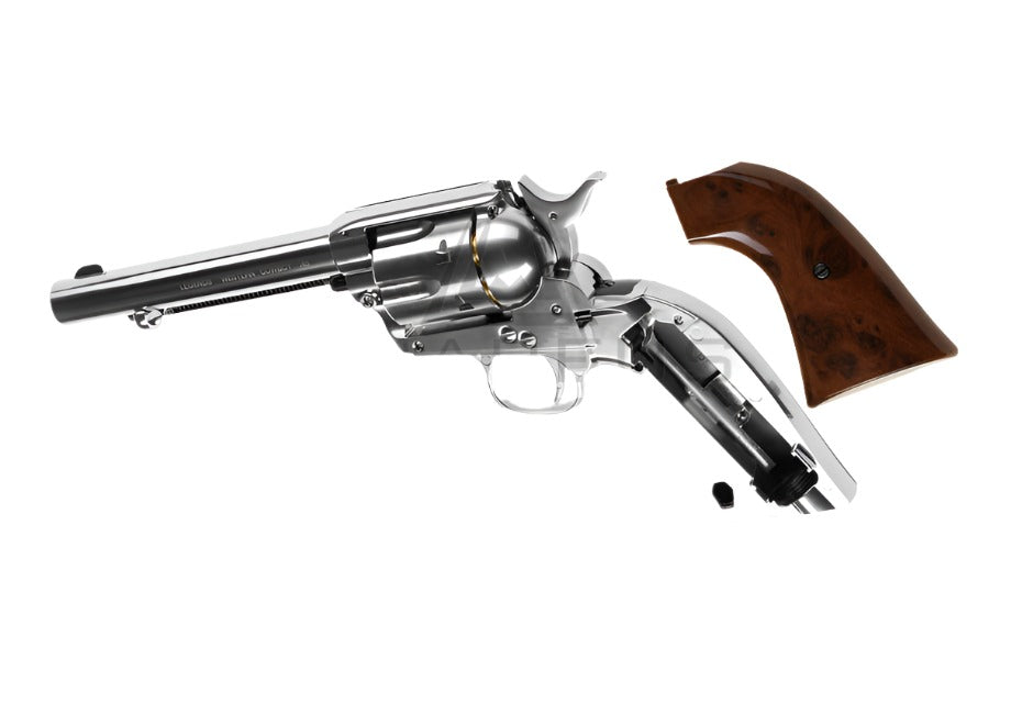 Revolver Western Cowboy 6mm Co2 - Nickel